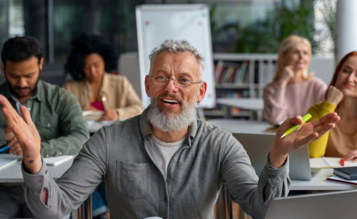 Espacio de trabajo colaborativo donde se desarrollan sesiones de coaching